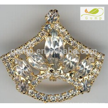 Goujon de couronne calssique en strass